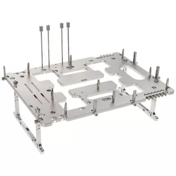 Open frametafel Streacom BC1 V2 zilver — ATX-ondersteuning, test- en montageplatform