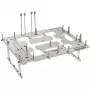 Open frametafel Streacom BC1 V2 zilver — ATX-ondersteuning, test- en montageplatform