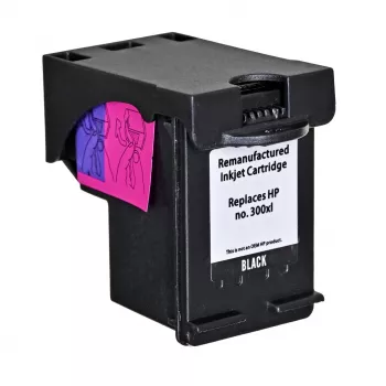 Superbulk compatibele inktpatroon voor HP 300XL CC641, zwart, pigmentinkt, standaardbereik, 1 stuk