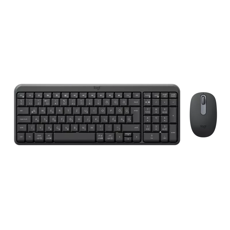 Draadloze toetsenbord-muisset Logitech MK250 Compact