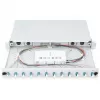 GLASVEZEL-LASBOX LC OS2 1U 12XLC OS2 PIGTAILS KOPPELING