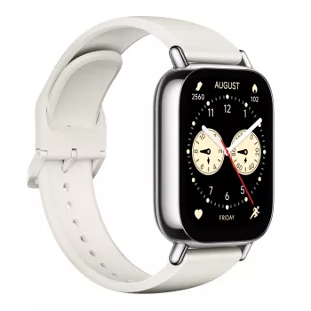 Smartwatch Xiaomi Redmi Watch 5 Lite — 1,96 inch AMOLED, GPS, 470 mAh, gouden behuizing, witte TPU-band