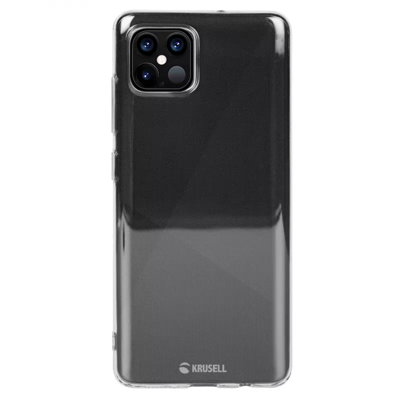 Krusell SoftCover TPU-hoes voor Apple iPhone 12/12 Pro, 15,5 cm (6,1 inch), transparant