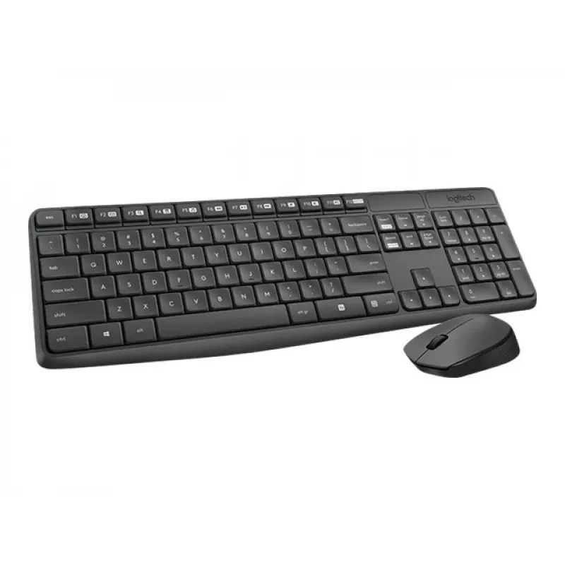Draadloze toetsenbord-muisset Logitech MK235