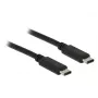 USB Type-C kabel DeLOCK Type-C 2.0 1m zwart
