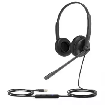Yealink UH34 headset bedraad hoofdband kantoor/callcenter zwart