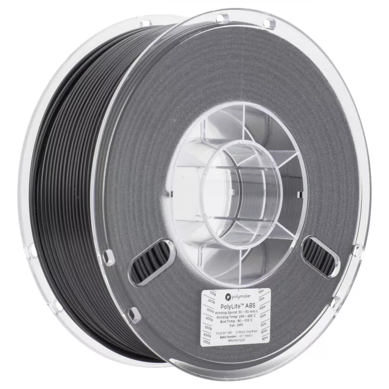 ABS 3D-printmateriaal Polymaker PE01033 zwart 3 kg 1,75 mm