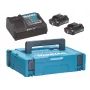 MAKITA VOEDINGSSET 12V 2x2,0Ah (BL1021Bx2+DC10SB) MAKPAC