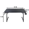 Computertafel Subsonic SA5706 zwart recht PVC 120x60 cm