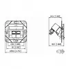 METZ CONNECT 130B12D21102-E - RJ-45 - 6a - -40 - 70 °C - wit - acrylonitril-butadieen-styreen (ABS) - zink - GHMT - CE