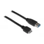 Verbindingskabel USB 3.0 stekker A naar stekker Micro B, zwart, 0,2 m, Good Connections® (2710-MB002)
