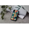 Smartphonehoesje iKins voor iPhone XR — Mosaic zwart beschermhoes
