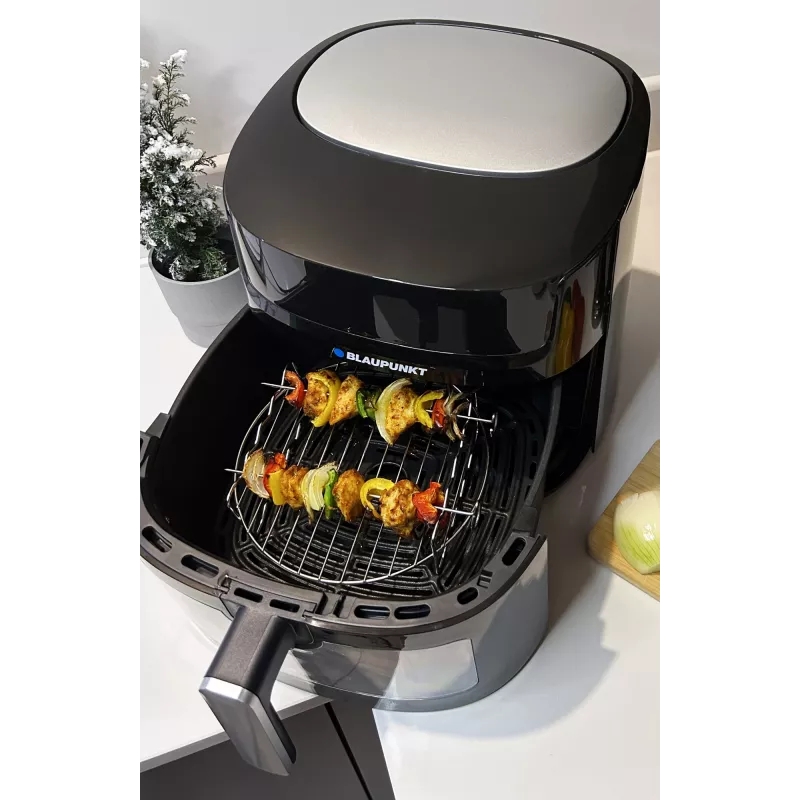 Heteluchtfriteuse BLAUPUNKT AFD712 – 7,2 l inhoud, 1800 W, digitale touchbediening, 40–200 °C, 60-minuten-timer