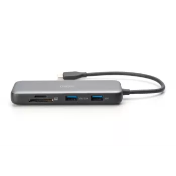 USB-C-dockingstation Digitus DA-70915 8-voudig 100W Power Delivery