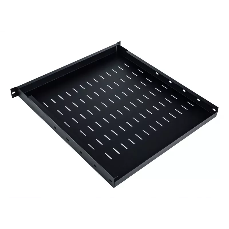 Legbord Digitus TN-19-5/9-1U-W-BK staal zwart 19 inch 500 mm diepte