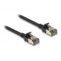 Netwerkkabel DeLOCK RJ45 Cat.8.1 F/FTP slank Pro 5m zwart