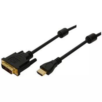 LogiLink HDMI-naar-DVI-D-kabel 3m zwart