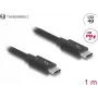 DeLOCK Thunderbolt 4-kabel 40 Gbps PD 3.1 240 W 1 m zwart