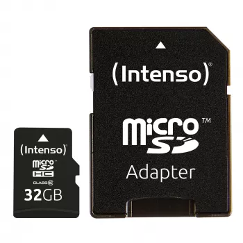 GEHEUGEN MICRO SDHC 32 GB C10/MIT ADAPTER 3413480 INTENSO