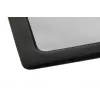 DEMCiflex stoffilter voor 2x 40 mm-ventilatoren, vierkant, zwart/zwart