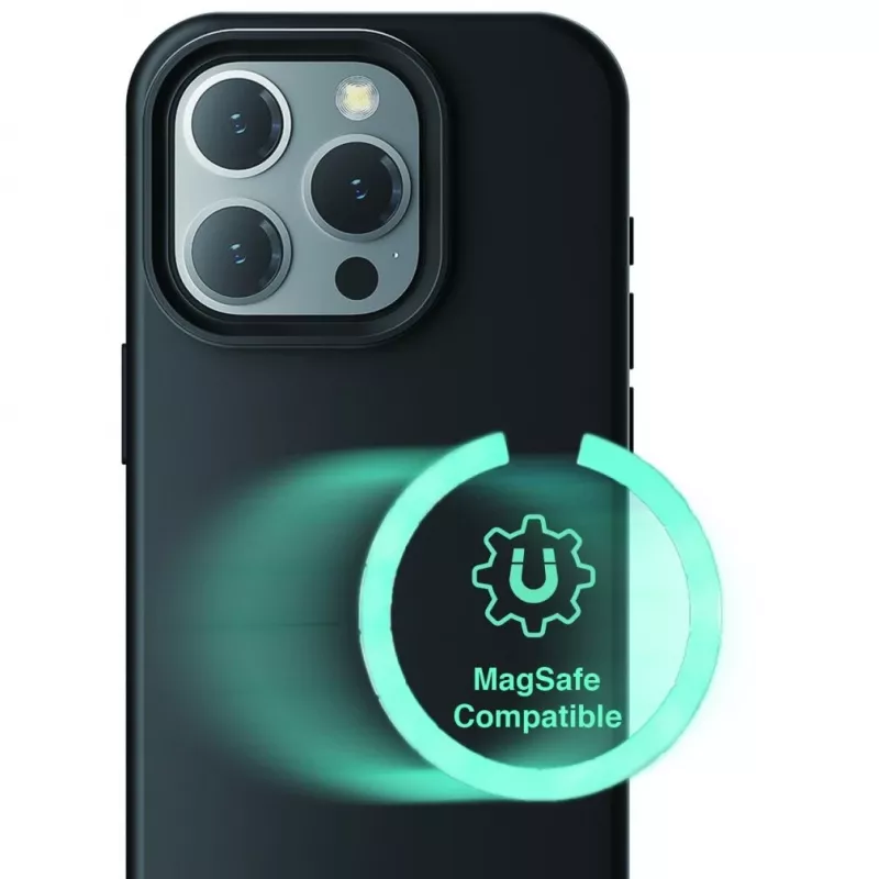 4smarts 540581 - Hoesje - Apple - iPhone 15 Pro Max - 17 cm (6.7) - Zwart