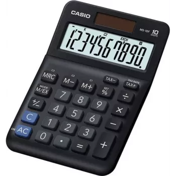 Basisrekenmachine Casio MS-10F desktop 10-cijferig zwart