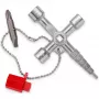 Knipex 00 11 04 universele sleutel voor schakelkasten