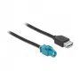 Kabel HSD Z bus naar USB 2.0 Type-A bus 1 m DeLOCK 90502