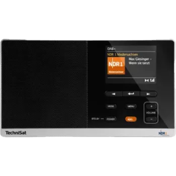 DAB-radio TECHNISAT Digitradio 215 NDR 1 Dabbi Edition – draagbare digitale radio, zwart/zilver