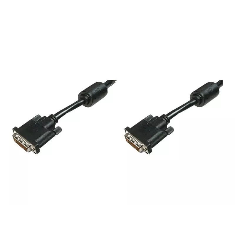 ASSMANN monitorkabel DVI 2m Dual Link St/St 2 ferritkernen aansluitkabel K8 bulk 24+1 (AK-320101-020-S)