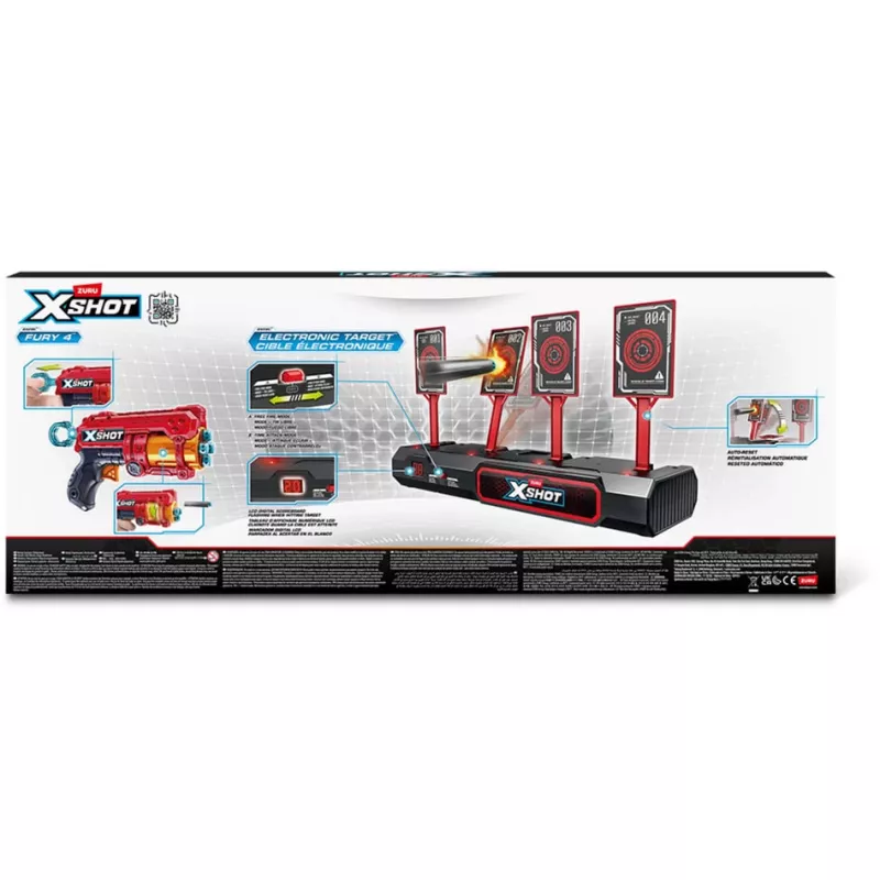 XSHOT interactief doelwit & Fury 4 2-pack, dartblaster
