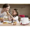 Broodrooster Beper P101TOS100 2-sneetjes compact design, RVS-behuizing, instelbare bruiningsgraad