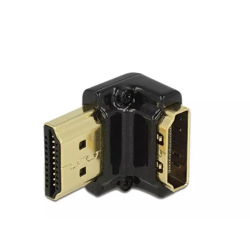 HDMI-stekker DeLOCK 65662 90° zwart