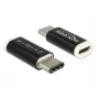 Delock - USB-adapter - 24 pin USB-C (M) naar Micro-USB Type B (V) - USB 3.1 - zwart (65678)