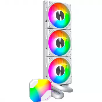 360mm radiator Montech HyperFlow ARGB 360 White — 360mm vloeistofkoelingsradiator voor pc