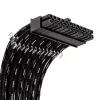 Verlengkabelset PHANTEKS PH-CB-CMBO_SSV 500 mm zwart/zilver – kabelverlengingen voor pc-componenten