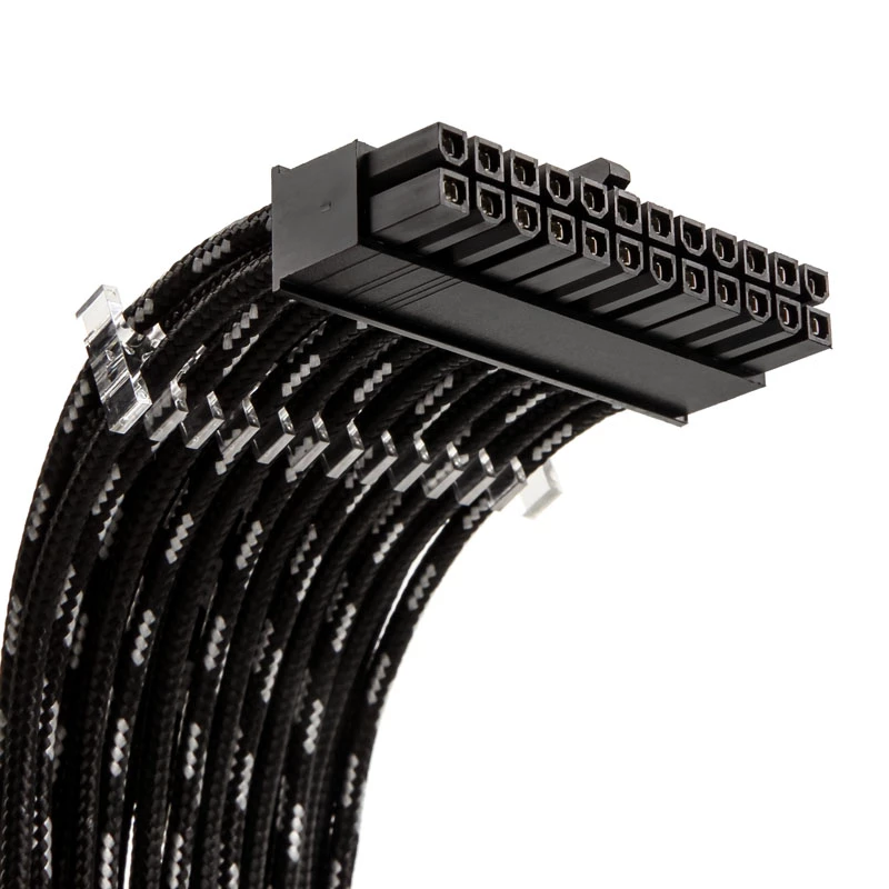 Verlengkabelset PHANTEKS PH-CB-CMBO_SSV 500 mm zwart/zilver – kabelverlengingen voor pc-componenten