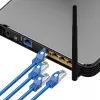 Netwerkkabel Extralink LAN patchkabel Cat.6A RJ-45 Cat6a 0,5 m blauw