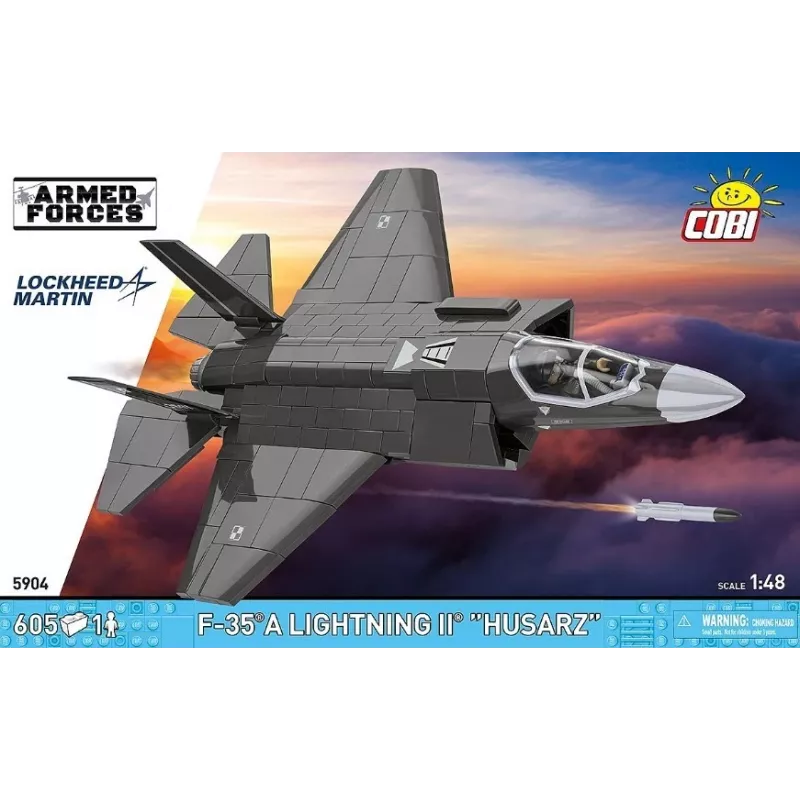 Bouwset Cobi F-35A Lightning II — 605 onderdelen, schaalmodel