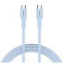 CANYON kabel OnWire 60CL C-C 60W COLOR gevlochten 1m lichtblauw