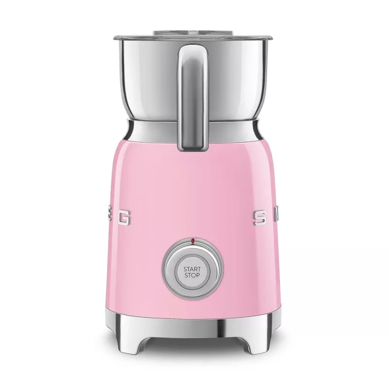 Automatische melkopschuimer Smeg MFF11PKEU rose roestvrij staal 500W