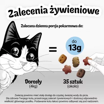 Kattensnack Felix Party Mix Ocean Mix zak 60 g – snack voor volwassen katten