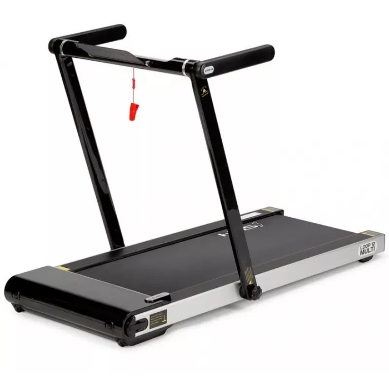 HMS LOOP12 MULTI elektrische loopband met bureau 1-12 km/h, zwart