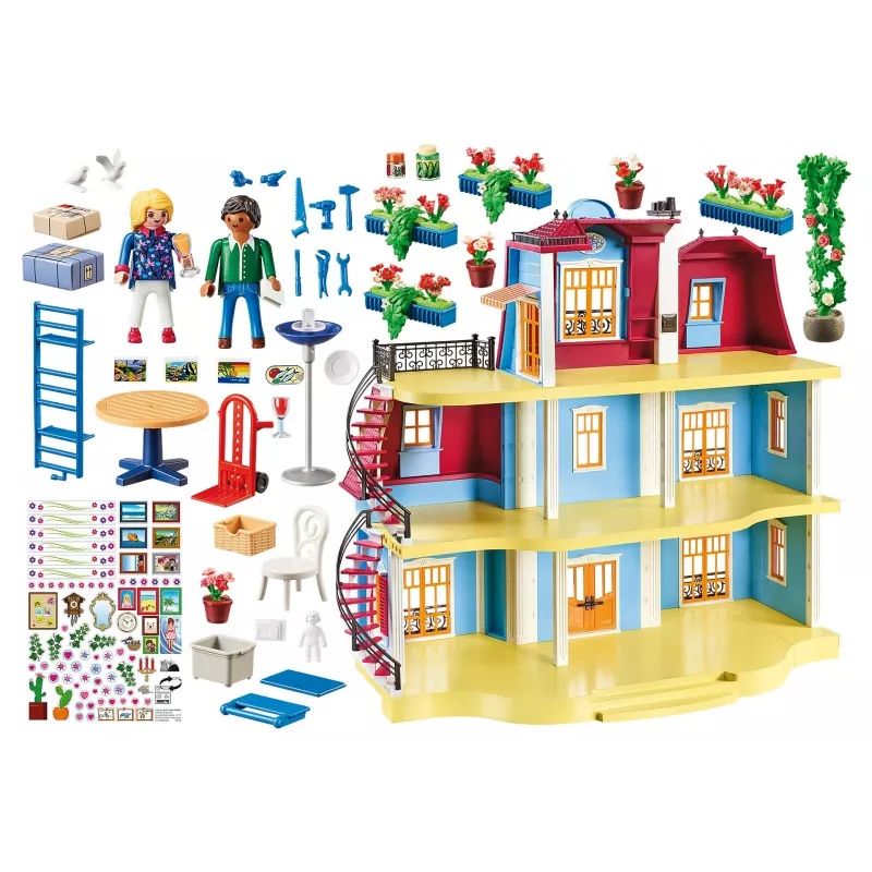 Playmobil poppenhuis 70205 actie/avontuur veelkleurig kunststof