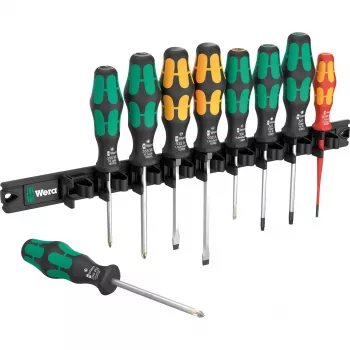 Wera 9650 magneetstrip Kraftform schroevendraaierset, 9-delig (05051012001)