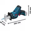 Bosch GSA 12V-14 Professional accu-reciprozaag, 12 V, zonder accu, blauw/zwart