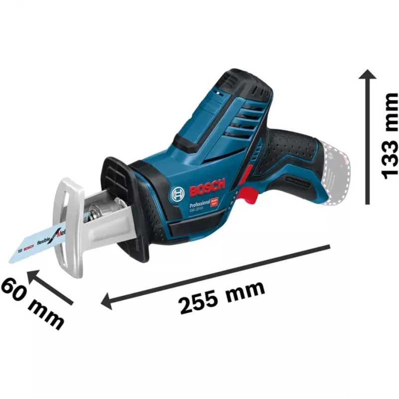 Bosch GSA 12V-14 Professional accu-reciprozaag, 12 V, zonder accu, blauw/zwart