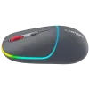 Canyon MW-22 2in1 RGB draadloze muis - grijs - Bluetooth/RF - 1.600 dpi - oplaadbaar