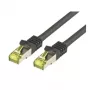 Netwerkkabel M-Cab CAT7 S-FTP PIMF RJ-45 15m zwart