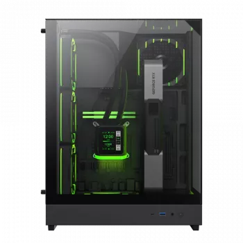 Gamemax behuizing | T20 BK | zwart | M-ATX | voeding niet inbegrepen